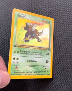 Pokemon Pinsir 1st Edition Jungle 9/64 Holo Rare LP WOTC 19999 - Image 2