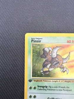 Pokemon Pinsir 1st Edition Jungle 9/64 Holo Rare LP WOTC 19999 - Image 5