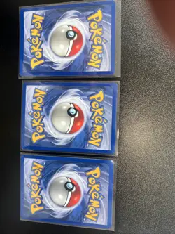 1999 Pokemon Base Set Bulbasaur 44/102, Squirtle 63/102, Charmander 46/102 NM - Image 2