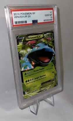 2014 Pokemon XY Venusaur EX #1 - PSA 10 GEM MINT - Image 4
