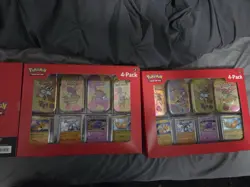 Pokemon TCG Scarlet & Violet 151 Mini Tin 4-Pack Lot Of 3 Sam’s Club Sealed - Image 1