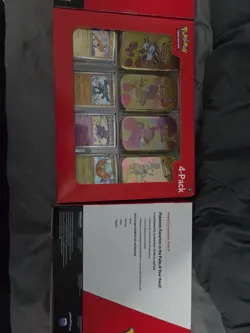 Pokemon TCG Scarlet & Violet 151 Mini Tin 4-Pack Lot Of 3 Sam’s Club Sealed - Image 3