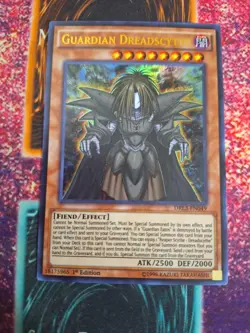 Yu-Gi-Oh! Guardian Dreadscythe DRL3-EN049 Ultra Rare 1st Edition Near Mint - Image 1