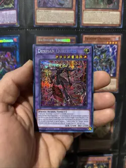 Yu-Gi-Oh! Despian Quaeritis Prismatic Secret Rare 1st Edition MP22-EN141 Bleed - Image 1