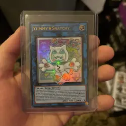 Yugioh Yummy Snatchy JUSH-EN022 Ultra Rare 1st Edition Justice Hunters Near Mint - Image 1