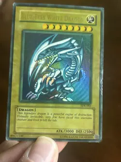 *** BLUE EYES WHITE DRAGON *** ULTRA RARE SDK-001 ORIGINAL (PLAYED) YUGIOH! - Image 5