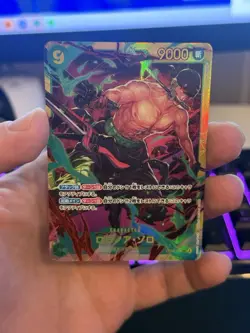 One Piece Card Roronoa Zoro OP06-118 SEC Japanese NM Holo - Image 1