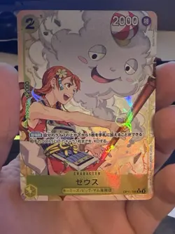 One Piece Card Zeus OP11-106 SR Japanese NM Holo Character - Image 1