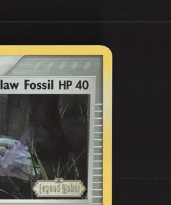Claw Fossil 78/92 EX Legend Maker Reverse Holo Stamped Pokemon Card NM - Image 4
