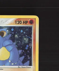 Nidoqueen 9/112 EX FiredRed & LeafGreen Holo Rare SWIRL Pokemon Card LP - Image 4