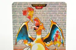 Pokemon card TCG Carddass Pocket Monsters Charizard No.006 RED 1996 Japanese - Image 2
