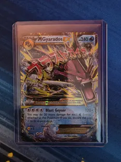 Pokemon TCG 2016 XY Breakpoint Mega M Gyarados EX Ultra Rare Holo Card 27/122 - Image 1