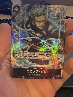 One Piece Card Game Roronoa Zoro OP10-095 SR - Japanese Holo NM - Image 1