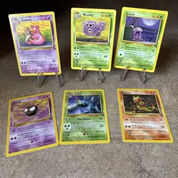 6 Card Pokemon Fossil Vintage Card Lot Common/ Uncommon LP/MP - Image 1