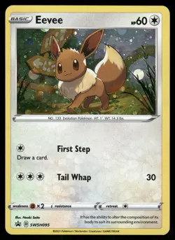 Eevee #SWSH095 Pokemon SWSH: Sword & Shield Promo Cards Cosmos Holo LP - Image 1