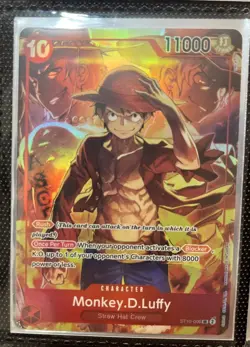 Luffy ST10-006 Treasure Booster Promo Card - One Piece TCG - Image 1