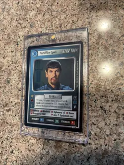 2000 Star Trek CCG 1E Mirror, Mirror 74UR - First Officer Spock Card - Image 1