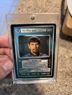 2000 Star Trek CCG 1E Mirror, Mirror 74UR - First Officer Spock Card - Image 3