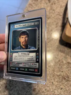 2000 Star Trek CCG 1E Mirror, Mirror 74UR - First Officer Spock Card - Image 5