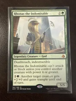 MTG Magic the Gathering Rhonas the Indomitable Amonkhet LP Card 182/347 - Image 3