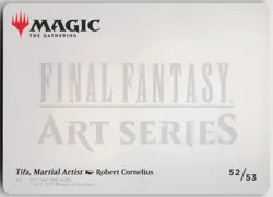 Tifa, Martial Artist Art Card S Art Series: FINAL FANTASY 52 NM - Image 2