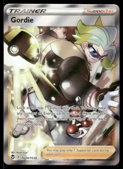 Pokemon Cards Gordie TG24/TG30 Silver Tempest Trainer Gallery Rare Ultra NM - Image 1