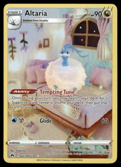 Pokemon Cards Altaria GG19/GG70 Crown Zenith Galarian Gallery Holo NM - Image 1