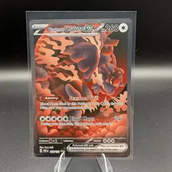 Pokemon TCG Bloodmoon Ursaluna EX Prismatic Evolutions Card 168/131 NM Condition - Image 1