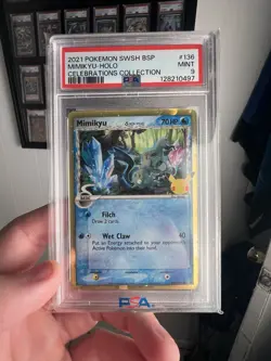 Mimikyu (Delta Species) SWSH136 SWSH: Sword & Shield Promo Cards Holo PSA 9 - Image 1