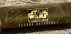 Vintage Star Wars Sealed Customizable Card Game Second Anthology Box - Image 1