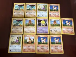 Huge Vintage Pokemon Bulk Card Lot - Base Set - Shadowless - Jungle - Fossil - Image 3