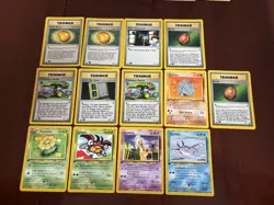 Huge Vintage Pokemon Bulk Card Lot - Base Set - Shadowless - Jungle - Fossil - Image 4