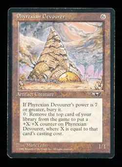 * * 1x Phyrexian Devourer x1 * * Alliances MTG MP-HP Moderate to Heavy Play - Image 1