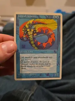 Lord of Atlantis MTG Core Set 4th Edition Regular - Image 1