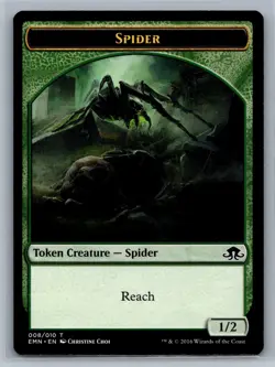 Magic the Gathering - Spider Token #8 - Eldritch Moon - Token - Image 1