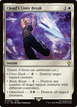 Cloud's Limit Break Commander: Final Fantasy MTG Magic The Gathering - Image 1