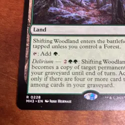 MTG Shifting Woodland 228 Modern Horizons 3 Magic - Image 2