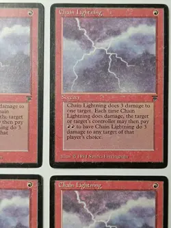 MtG | 4 x Chain Lightning | Legends | Magic the Gathering - Image 3