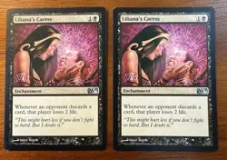 MTG Liliana's Caress, LP Magic 2011, 2X available, sold individually - Image 1