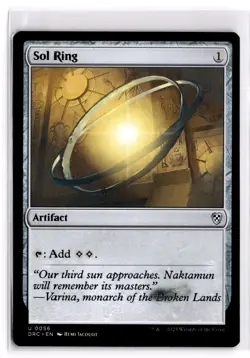 Sol Ring (0056) 56 Commander: Aetherdrift Normal HP - Image 1