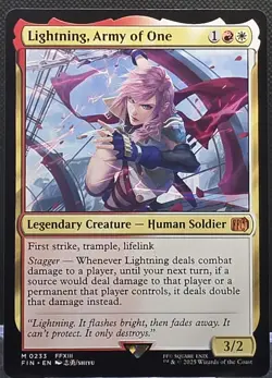 Lightning, Army of One #233 Final Fantasy Regular Mythic - Image 1