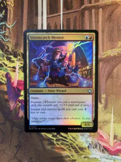 Stormcatch Mentor [Bloomburrow] Foil Near Mint MTG - Image 1