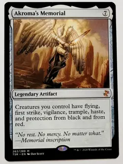MTG Akroma's Memorial - Time Spiral Remastered NM - Image 1