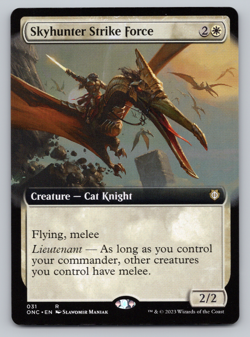 Skyhunter Strike Force Extended Art- Commander Phyrexia: AWBO MTG - Image 1
