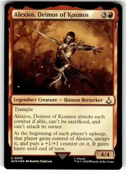 Alexios, Deimos of Kosmos Universes Beyond: Assassin's Creed Foil MTG - Image 1
