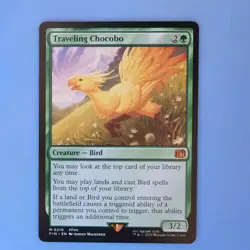 Traveling Chocobo Regular Mythic MTG Final Fantasy Magic the Gathering - Image 1