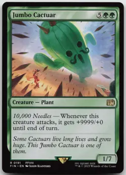 Jumbo Cactuar R FINAL FANTASY 191 NM - Image 1