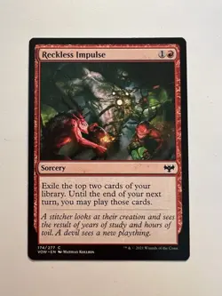 Reckless Impulse - MTG Innistrad: Crimson Vow - NM - Image 1