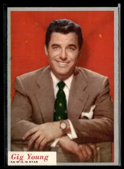 1953 Topps Who-Z-at Stars Gig Young EXMT SET Break #33 - Image 1
