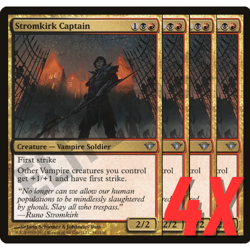 MTG Stromkirk Captain (Dark Ascension) 143/158 (NEAR MINT) (4X) - Image 1